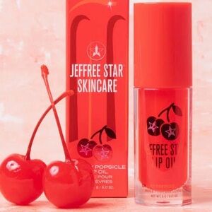 Jeffree Cherry Popsicle Lip Oil - Vibrant Red